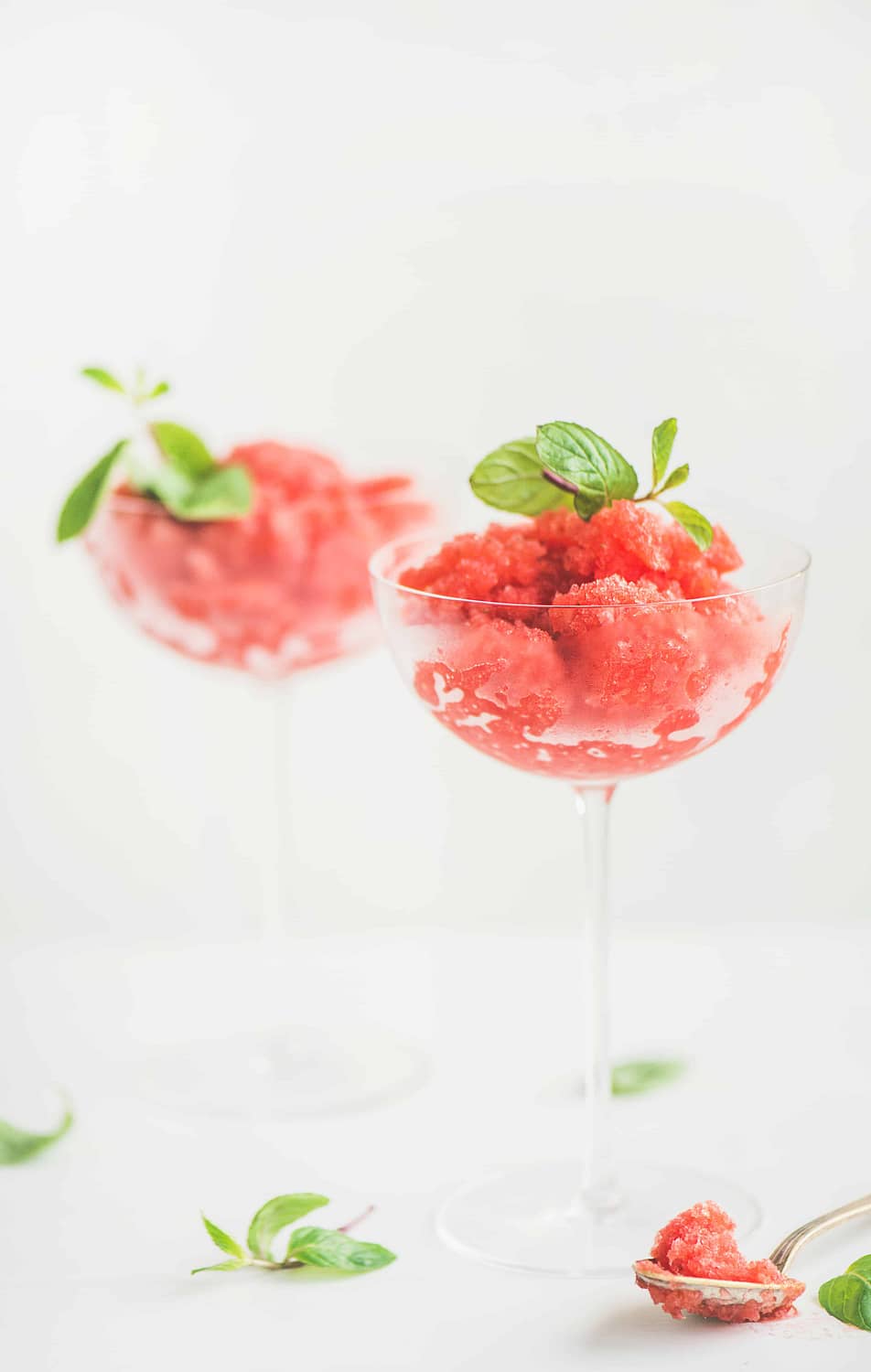 Strawberry shaved ice desert