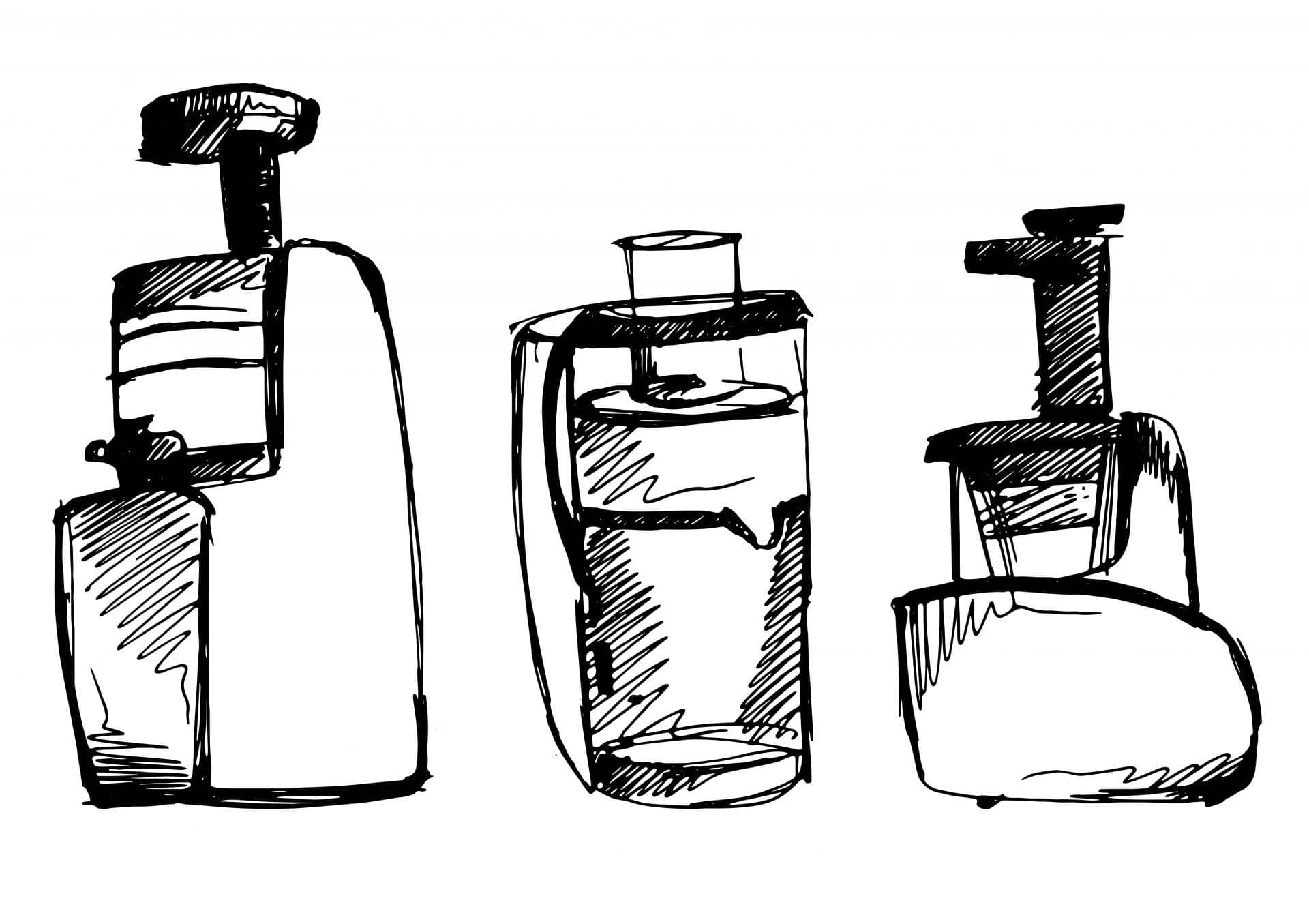 juicer vector sketch illustration